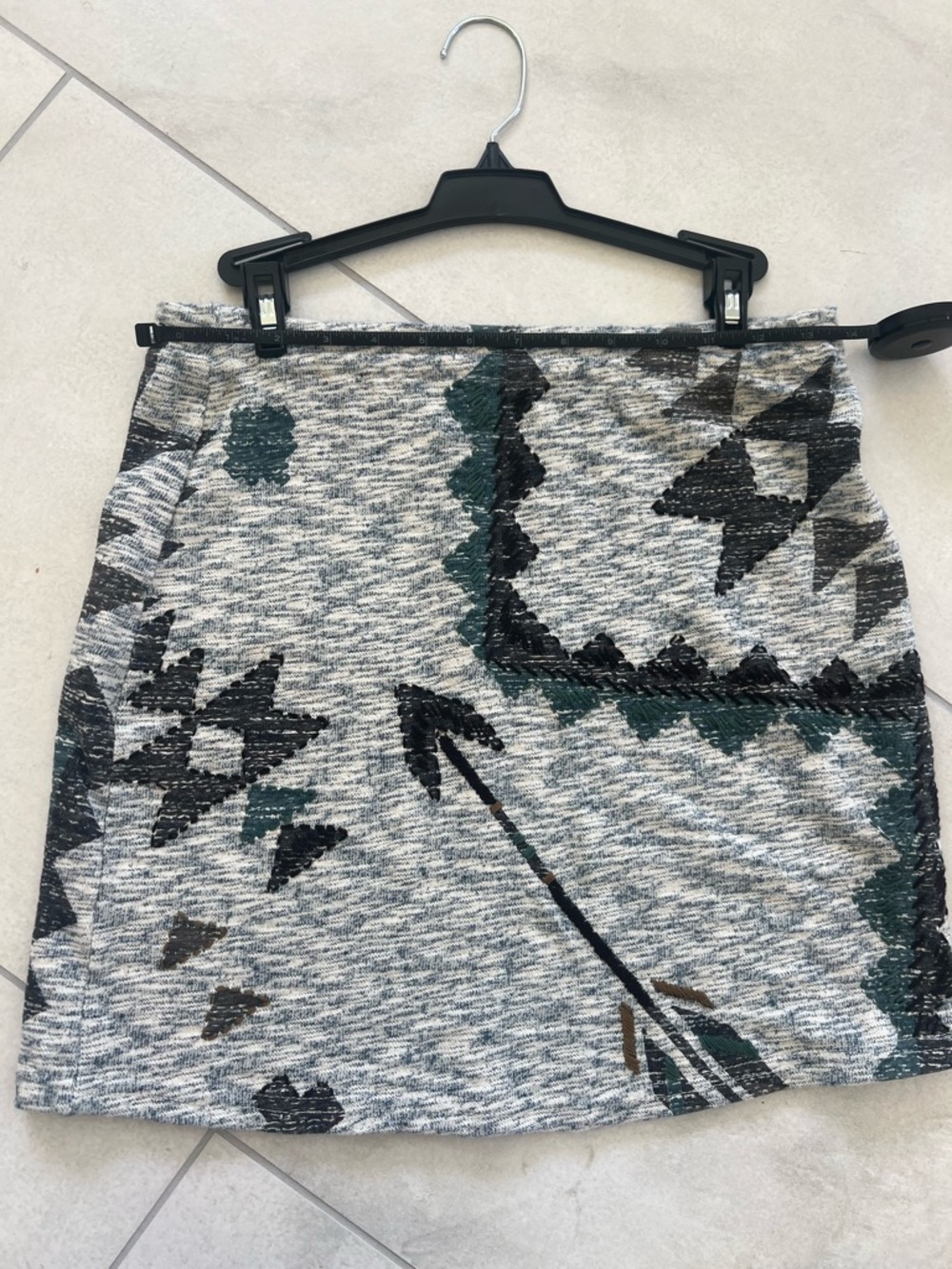 Double D Ranch Storyteller Arrow Motif Mini Skirt NWOT